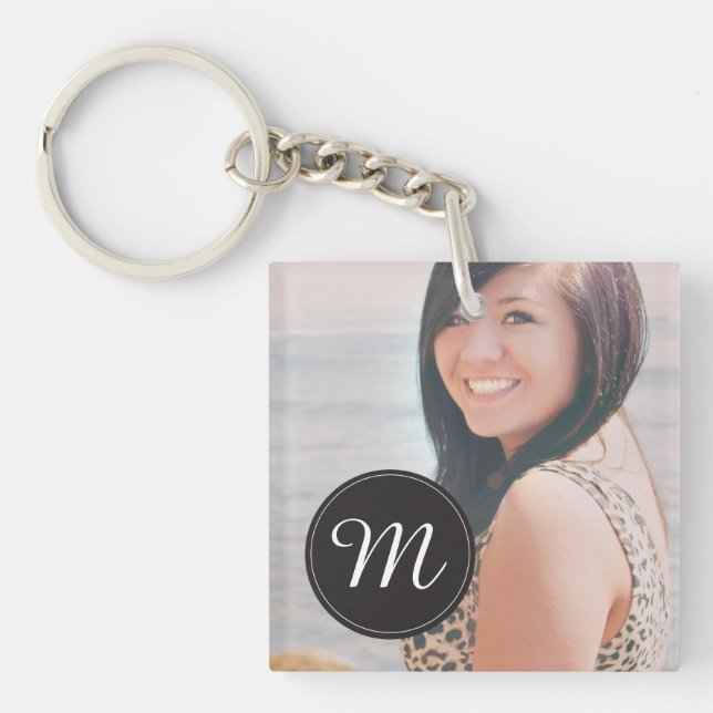 Monogramme et Porte - clé photo (Devant)