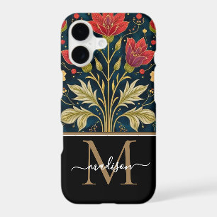 Monogramme floral Art nouveau de William Morris  