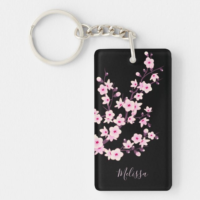 Monogramme Floral Fleurs de cerisiers (Devant)