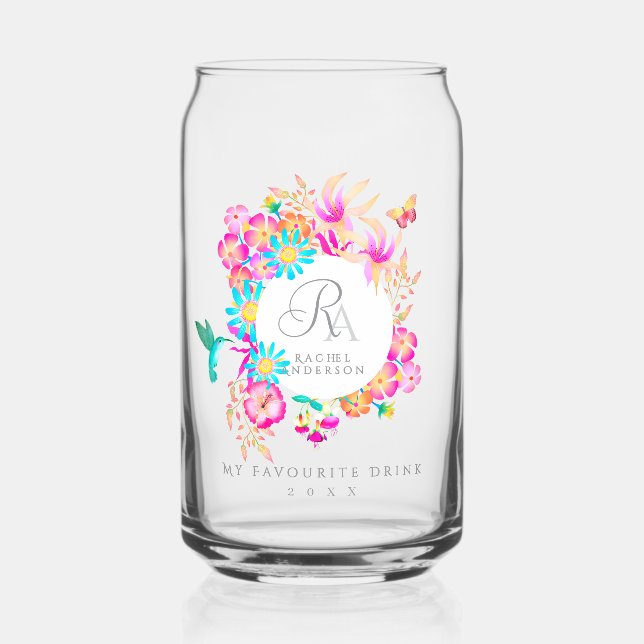 Monogramme Floral Mystique en Fleur (Recto)