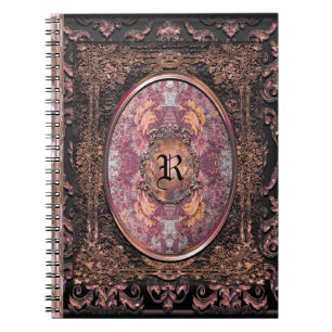 Monogramme gothique de vieux livre de Calliger de