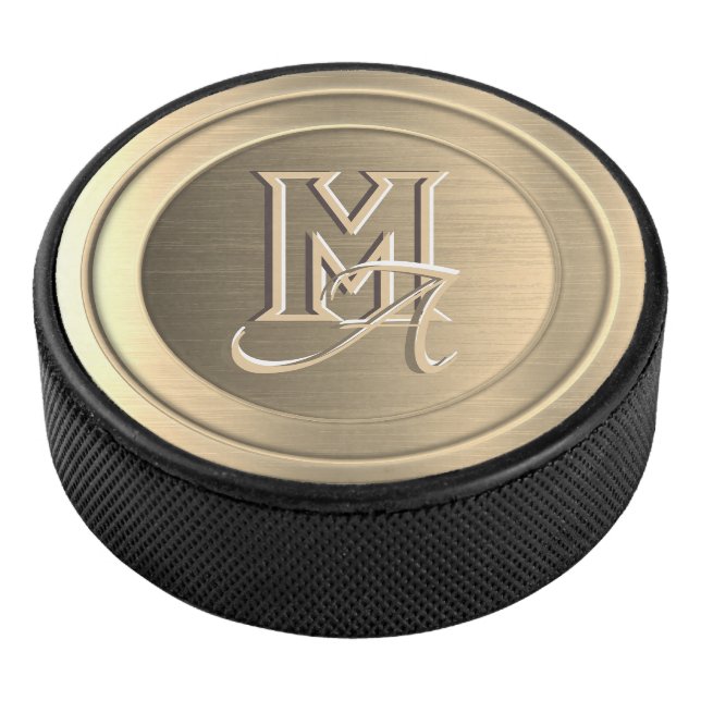 Monogramme gravé en acier métal d'or (imité) (3/4/2016 12:00:00 AM)