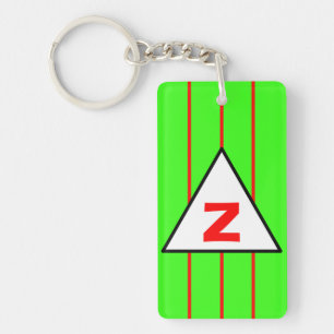 Monogramme Green Red Stripes