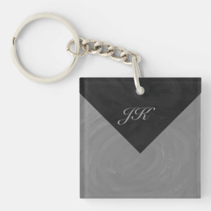 Monogramme gris ardoise