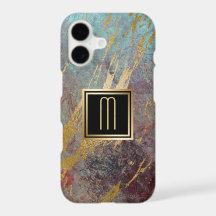 Monogramme Grunge and Gold