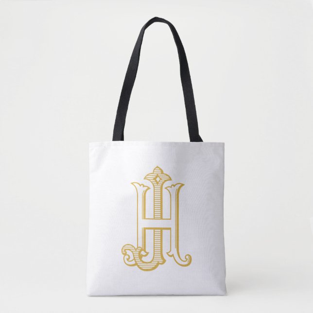 monogramme HJ ou sac fourre-tout monogramme JH (Devant)