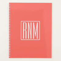Monogramme initial | Blanc Sur Le Corail