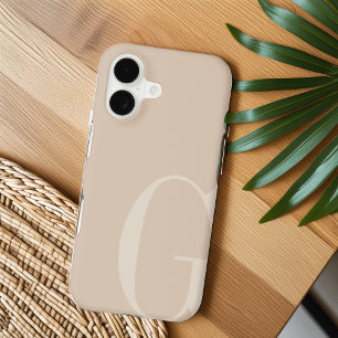 Monogramme initial de tonalité minimaliste simple