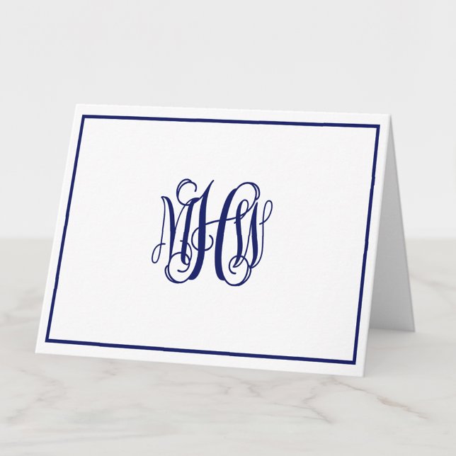 Monogramme initial de Vigne de la marine 3 do-it-y (Créateur téléchargé)