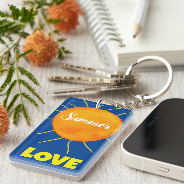 Monogramme Jaune Orange Soleil Été Amour (Devant droit)