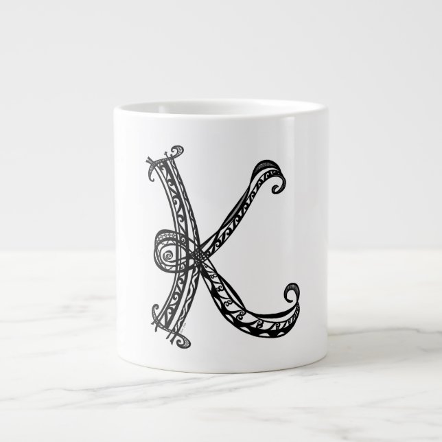 Monogramme K Jumbo Mug (Devant)