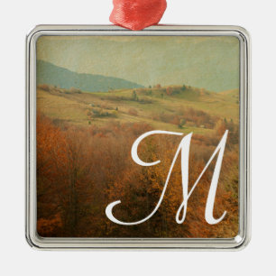 Monogramme latéral italien Ornement initial