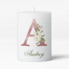 Monogramme lettre A en feuillage de verdure boho o