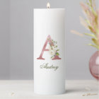 Monogramme lettre A en feuillage de verdure boho o