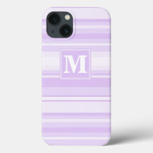 Monogramme lilas raypes Coque-Mate coque iphone