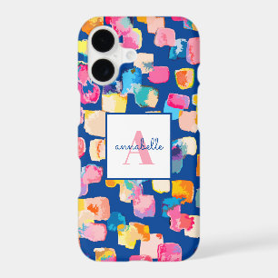Monogramme lumineux abstrait nom