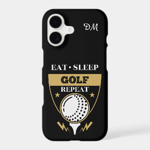 Monogramme Manger Dormir Golf Répéter