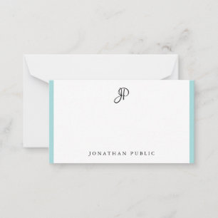 Monogramme manuscrit Modèle minimaliste Élégant