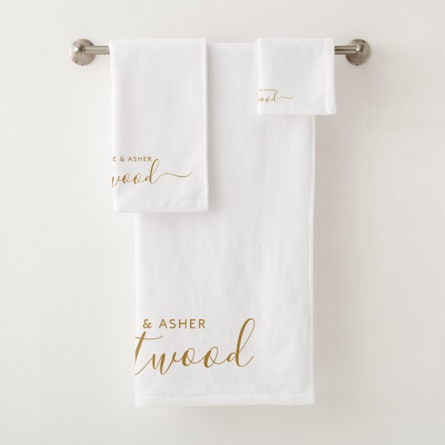 Monogramme Mariage de nom de couple (En situation)