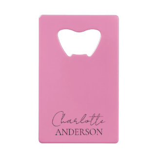 Monogramme minimaliste élégant Nom rose