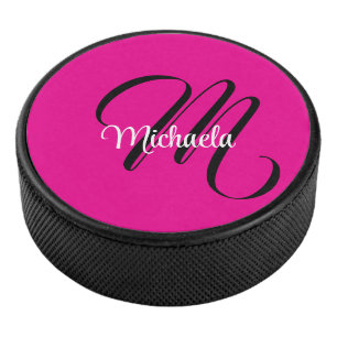 Monogramme minimaliste moderne initial nom rose ch