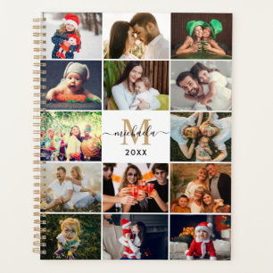Monogramme moderne et nom 14-Photo Collage