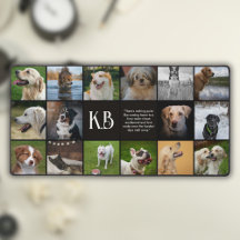 Monogramme moderne Unique 16 Photo Collage