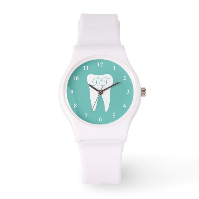 Monogramme montre dentaire pour dentiste ou assist (Recto)