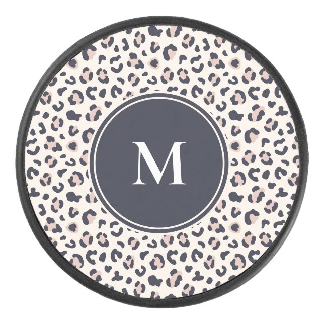 monogramme motif léopard rose (Devant)