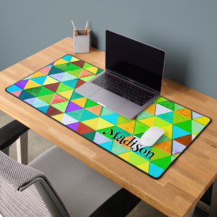 Monogramme motif triangle néon