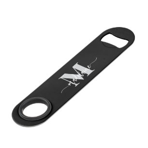 Monogramme noir blanc argent personnel