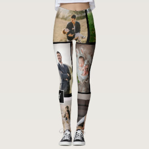 Monogramme noir et Leggings de collection personna
