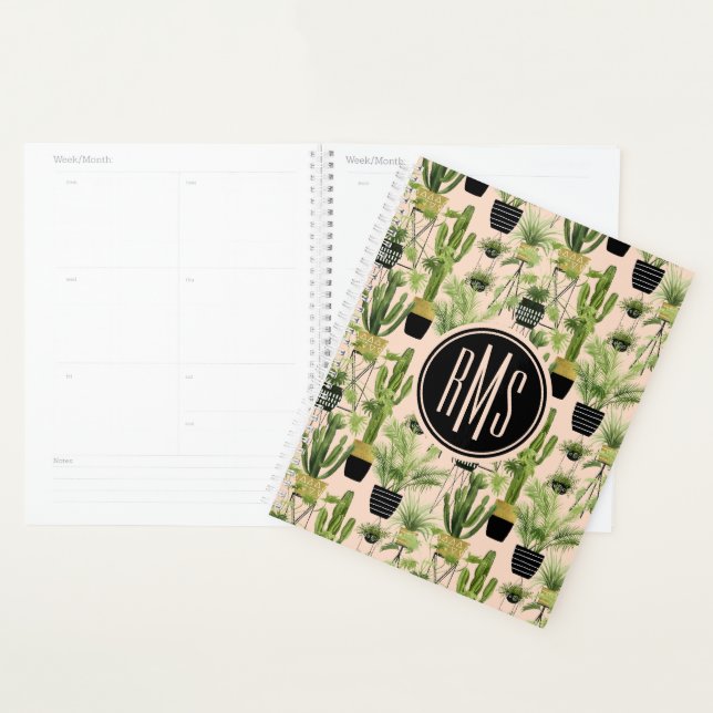 Monogramme | Oasis intérieure | Motif de ligne Pla (Devant avec enveloppe)