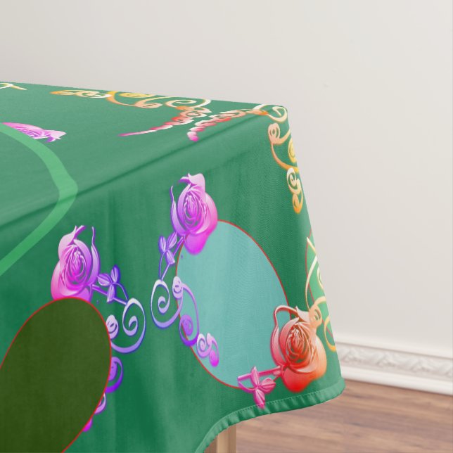 Monogramme OEufs de Pâques Rose à motif nappe (In Situ)