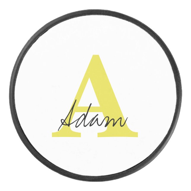 Monogramme Or Nom personnalisé initial Fête des pè (Devant)