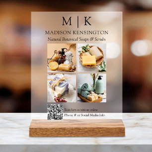 Monogramme ou ajouter un logo Business QR Code 4 P