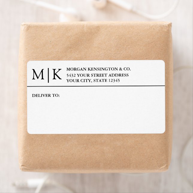 Monogramme ou Ajouter un logo Expédition professio (En situation)