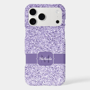 Monogramme pailleté violet ultra violet