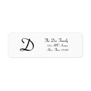 Monogramme personnalisable