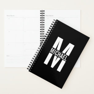 Monogramme personnalisé et planificateur de noms