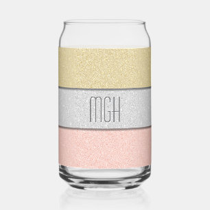 Monogramme personnalisé faux paillettes Bling