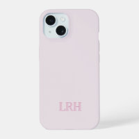 Monogramme Personnalisé Rose Initiales En Couche M