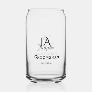 Monogramme personnalisé témoin nom date