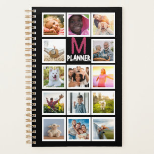 Monogramme photo personnalisé Planificateur de col