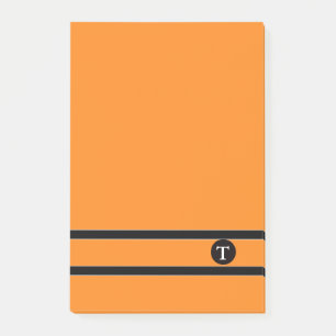 Monogramme Post-it® Post-it® Post-II orange et noi