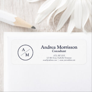 Monogramme professionnel moderne