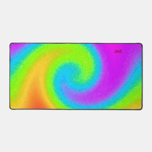 Monogramme Psychedélique Yin & Yang Desk Mat