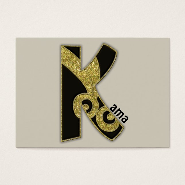 monogramme rétro - K (Devant)