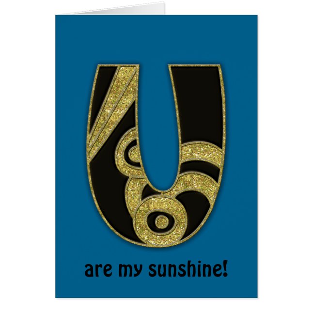 monogramme rétro - U (Devant)