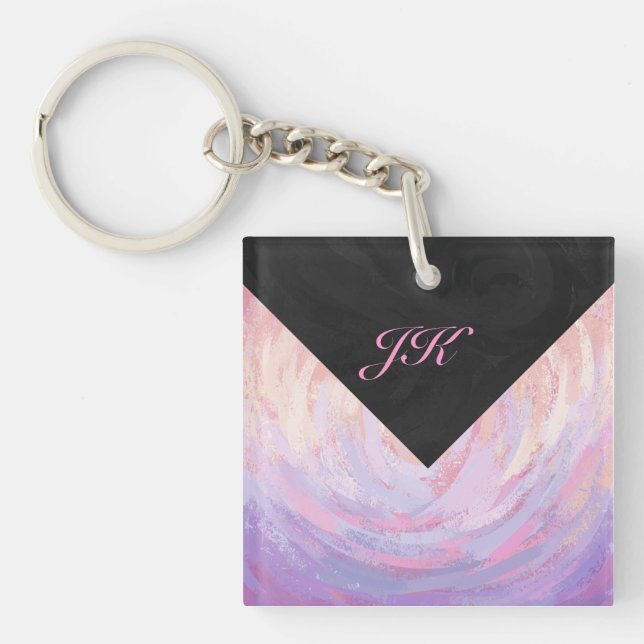 Monogramme rose et noir (Devant)